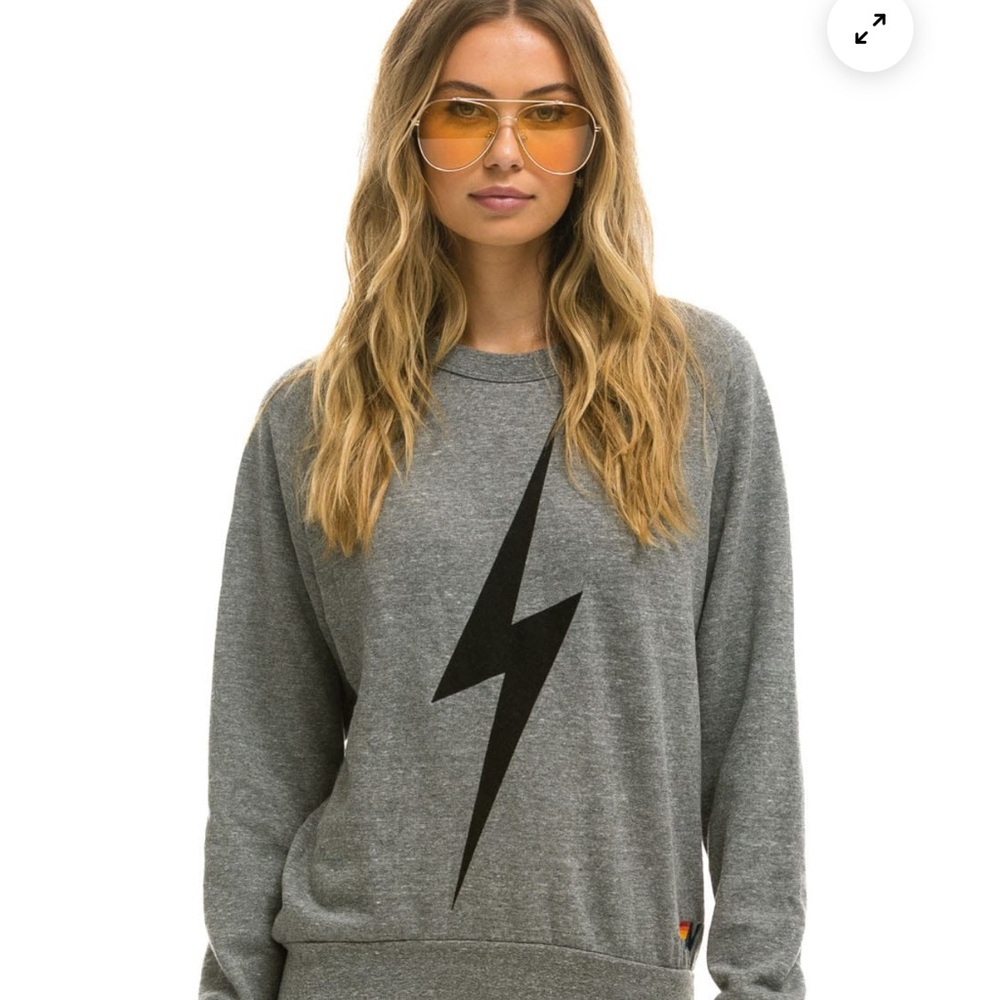 Aviator Nation Charcoal Sweatshirt size Large